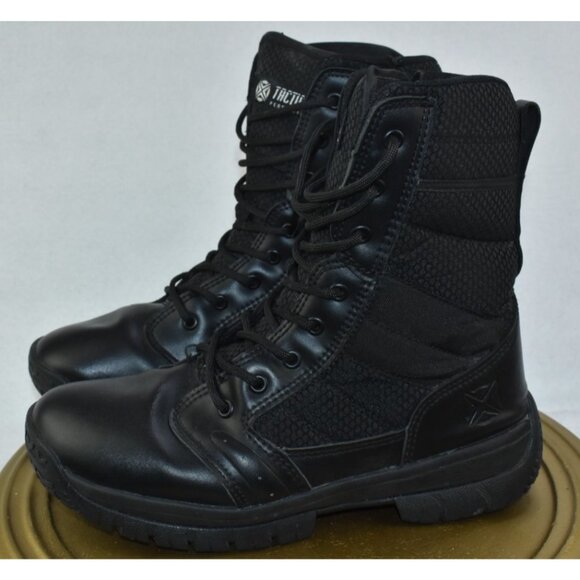 Tactical Performance Hawk Men\'s Boots Size 7.5 D Black Combat -Flaws- main image 4